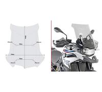 GIVI D5127S GIVI D5127S CUPOLINO FUME' BMW