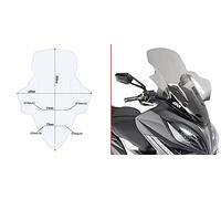 givi d6104st cupolino compatibile con kymco xciting s 400 i 2018 2019 2020 2021 2022 mototopgun