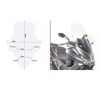 GIVI D6104ST PARABREZZA TRASPARENTE KYMCO XCITING S400i TCS 18 19 20 21 22 23 24