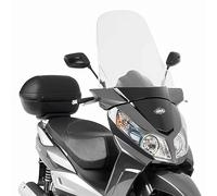 givi d650st paravento trasparente compatibile con sym citycom 300 2008 2009 2010 2011 2012 2013 2014 2015 2016 2017 2018 2019 mototopgun