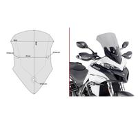 GIVI D7406S CUPOLINO FUME' MOTO DUCATI MULTISTRADA 1200 2015 2016 2017 2018