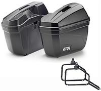 givi e22n valigie laterali + portavaligie compatibile con benelli trk 502 x 2020 2021 2022 mototopgun