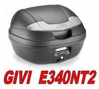 GIVI E340NT2 VALIGIA BAULETTO 34 LITRI NERO + PIASTRA E KIT MONTAGGIO MONOLOCK
