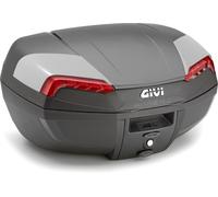 Givi E46 Riviera, topcase Monolock male Nero/Grigio/Rosso