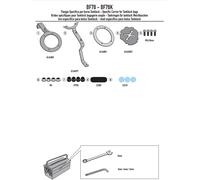 GIVI Flangia per borse da serbatoio TANKLOCK per DUCATI Desert X 937 2022 2023