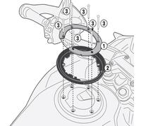GIVI Flangia per borse da serbatoio TANKLOCK per TRIUMPH Tiger 1200 GT Explorer