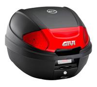 GIVI Bauletto nero goffrato comprensivo di piastra e kit universale