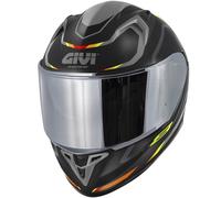 Casco Integrale Givi 50.8 MACH1 Nero opaco / Grigio / Rosso Taglia:M
