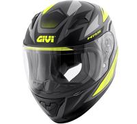 Casco Integrale Givi Junior 4 Evo Follow Nero Opaco Giallo L