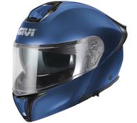 Givi X.50 Fiber Solid, casco flip up L (60) female Blu Opaco