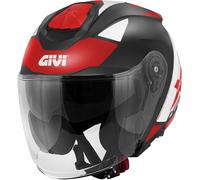 GIVI HPS X.25 TARGET Jethelm - Grafico TARGET, trasparente, taglia M
