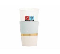 Givi Italia 8 Bicchieri Baby Chic Azzurro Oro (I AM Recyclable)