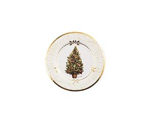 Givi Italia 8 Piatti Natalizi in CARTONCINO CM 21 Magic Christmas