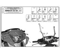 GIVI A315A Kit di attacchi specifico per 311A e 313A