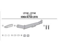 GIVI Kit Attacchi Supporti per Faretti per Honda NC750X 2016 - 2020