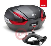 GIVI KIT BAULETTO CARBON V47NN PIASTRA SR370 YAMAHA X-MAX 125 2010-2013