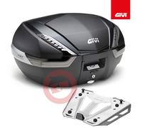GIVI KIT BAULETTO CARBON V47NNT PIASTRA SRA3112 SUZUKI DL 650 V-STROM 2017-2021