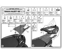 GIVI KIT Piastra Attacco posteriore Bauletto M.lock per Yamaha Majesty 400 04-14