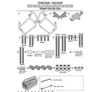 GIVI KIT Portavaligie laterale Monokey per TRIUMPH Tiger 900 2020 2021 2022