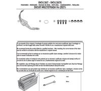 KIT MONTAGGIO PARASPRUZZI POSTERIORE GIVI PER HONDA X-ADV 750 2021
