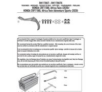 RM1156KIT GIVI ATTACCHI PARAFANGO RM02 PER HONDA X-ADV 750 2017-2023