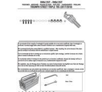 GIVI Kit supporto attacchi per parafango per TRIUMPH Street Triple 765 2017-2020