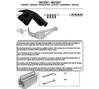 Givi Kit specifico per parafango posteriore Yamaha MT-09 Tracer 15-16 RM01e RM02 Nero