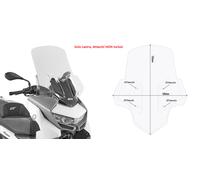 Givi Cupolino 5132DT trasparente 74 x 58 cm per BMW C 400 GT dal 2019 al 2024