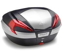 givi maxia 4 v56n+sr2013 bauletto + attacco monokey 56 litri compatibile con yamaha t-max 500 2008 2009 2010 2011 mototopgun