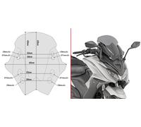 Givi D6110S Parabrezza fumè KYMCO