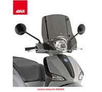 GIVI Parabrezza / Cupolino Fumè + Attacchi 26 x 41,5cm per ASKOLL ES2 2019-2025