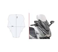 D1187ST - Parabrezza Givi Trasparente 58x47 Honda Forza 125 350