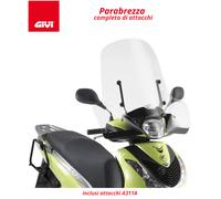 GIVI Parabrezza / Lastra + Attacchi Staffe per HONDA SH 150i 2005 - 2008