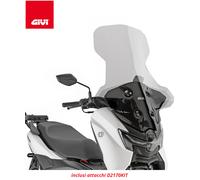 GIVI Parabrezza / Lastra con attacchi 79 x 69cm per YAMAHA N-Max 125 2025