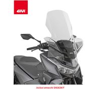 GIVI Parabrezza / Lastra con Attacchi 84 x 65cm per VOGE SR3 250 2024-2025