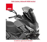 GIVI Parabrezza / Lastra Fumè senza attacchi per KYMCO Xciting VS 400 2024-2025
