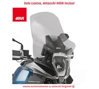 GIVI Parabrezza / Lastra no attacchi 52x53 cm per QJ MOTOR SRT 600 SX 2024-2025