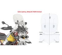 Givi Parabrezza scorrevole AIRFLOW AF8203 trasparente per Moto Guzzi V85 TT 2019