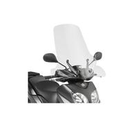 GIVI Parabrezza specifico trasparente con paramani per MBK Oceo 125 2012 - 2014