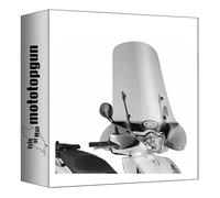 givi parabrezza trasparente 1117a + attacco compatibile con honda sh 125-150 i 2017 2018 2019 MOTOTOPGUN