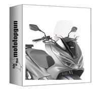 givi parabrezza trasparente 1129dt + attacco compatibile con honda pcx 125 2018 2019 2020 MOTOTOPGUN