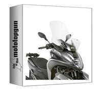 givi parabrezza trasparente 2120dt + attacco compatibile con yamaha tricity 125-155 2014 2015 2016 2017 2018 2019 2020 2021 2022 2023 2024 MOTOTOPGUN