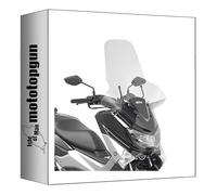 givi parabrezza trasparente 2123dt + attacco compatibile con yamaha n-max 125-155 2015 2016 2017 2018 2019 2020 MOTOTOPGUN