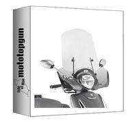 givi parabrezza trasparente 2154a + attacco compatibile con yamaha d'elight 125 2021 2022 2023 2024 MOTOTOPGUN
