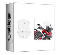 givi parabrezza trasparente d1156st compatibile con honda x-adv 750 2017 2018 2019 2020 MOTOTOPGUN