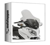 givi parabrezza trasparente d3104st compatibile con suzuki burgman 650 executive 2013 2014 2015 2016 2017 2018 2019 2020 MOTOTOPGUN
