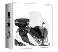 givi parabrezza trasparente d318st compatibile con honda sw-t 400-600 2009 2010 2011 2012 2013 2014 2015 2016 2017 MOTOTOPGUN