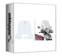 givi parabrezza trasparente d6116st compatibile con kymco people one 125-150 2013 2014 2015 2016 2017 2018 2019 2020 2021 2022 2023 2024 MOTOTOPGUN