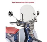 GIVI Parabrezza Trasparente senza Attacchi per Honda SUPER CUB 125 2018-2022
