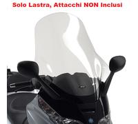 D500ST - Givi Parabrezza trasparente 80x60 cm Piaggio X8 / X-Evo